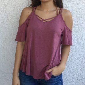 Soft Cold Shoulder top